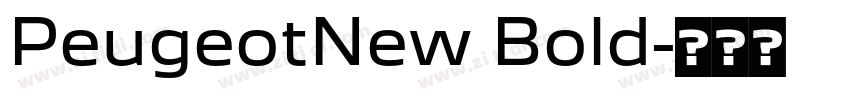 PeugeotNew Bold字体转换